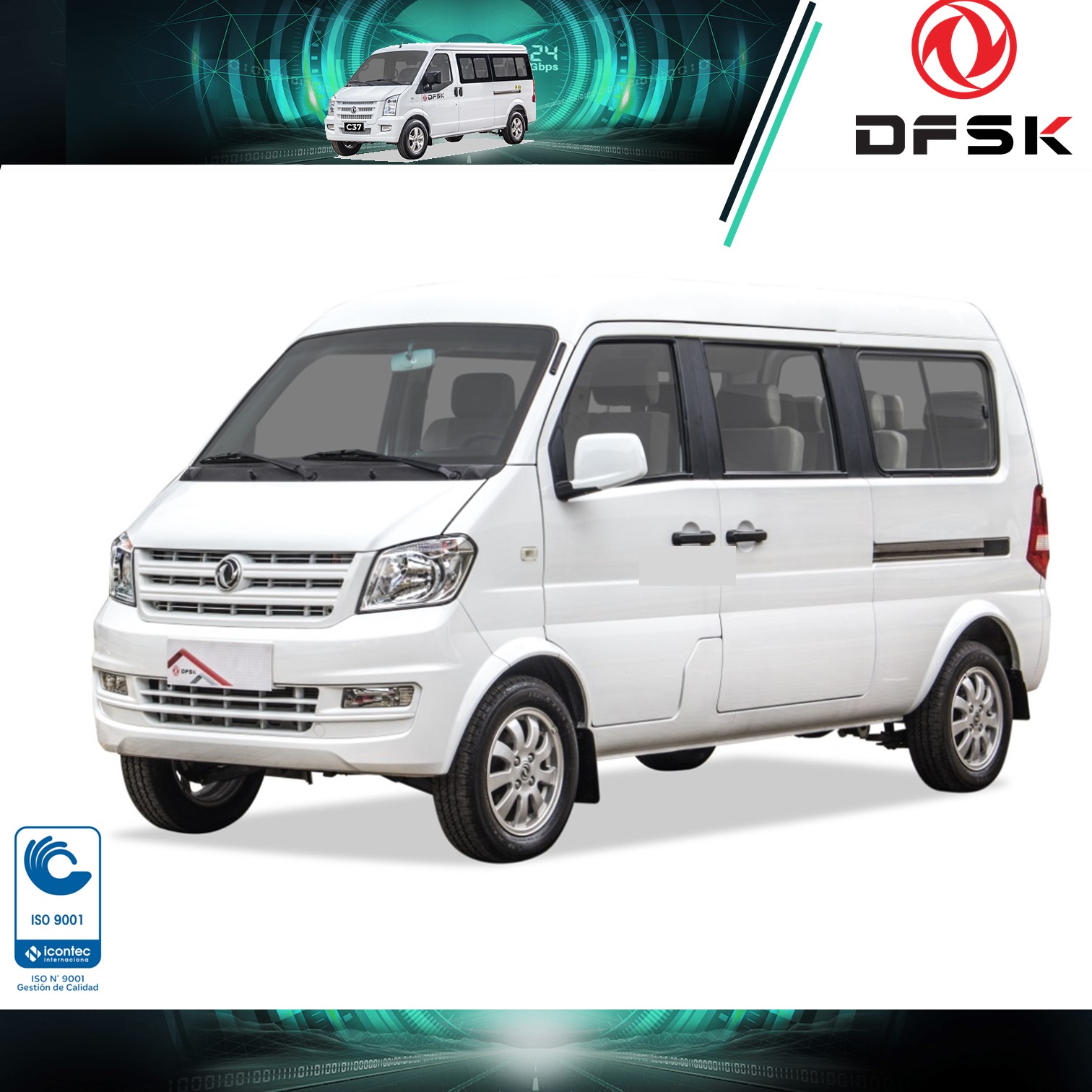 Dfsk ko7s Zan Pasajeros 9 Puestos - Imagen 2