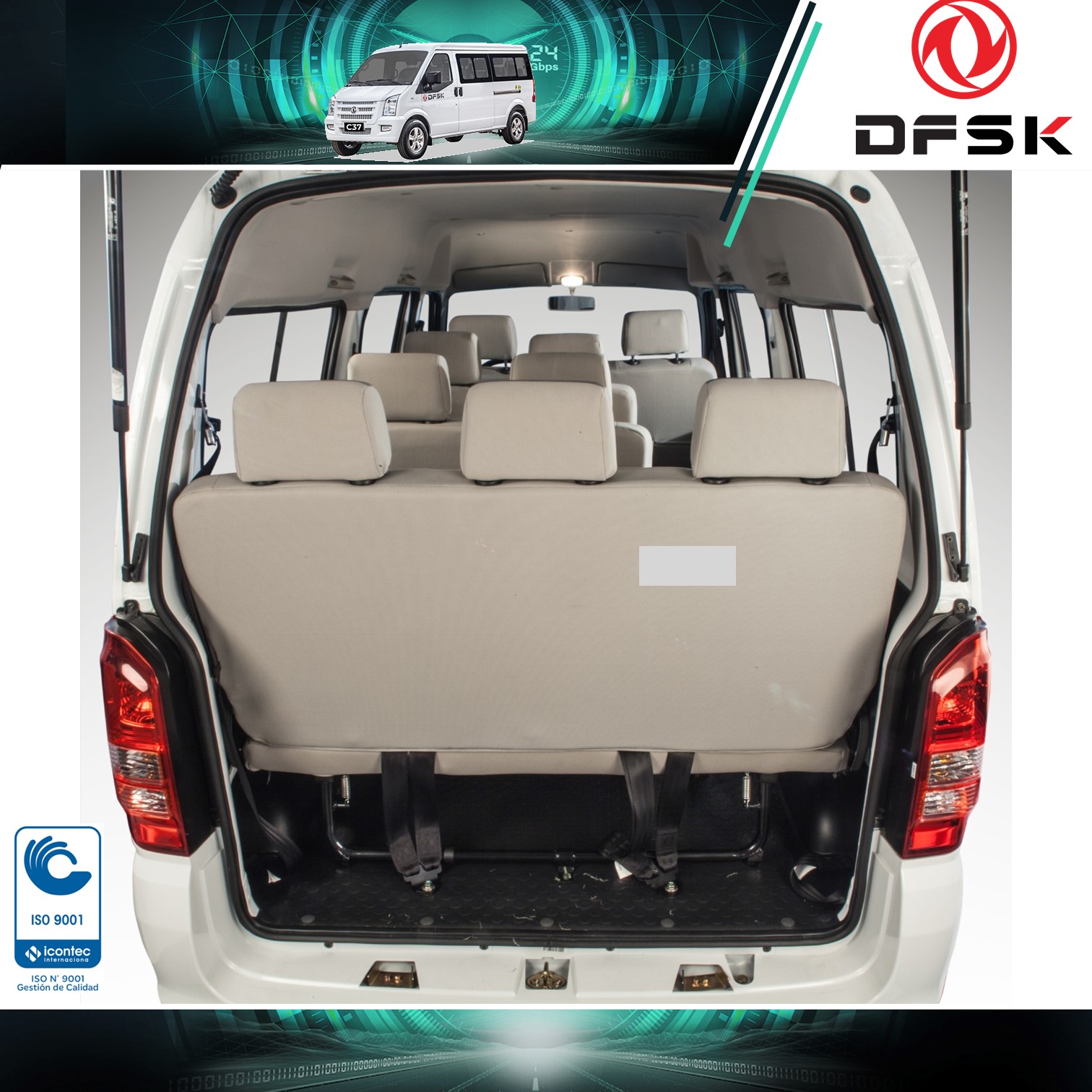 Dfsk ko7s Zan Pasajeros 9 Puestos - Imagen 4