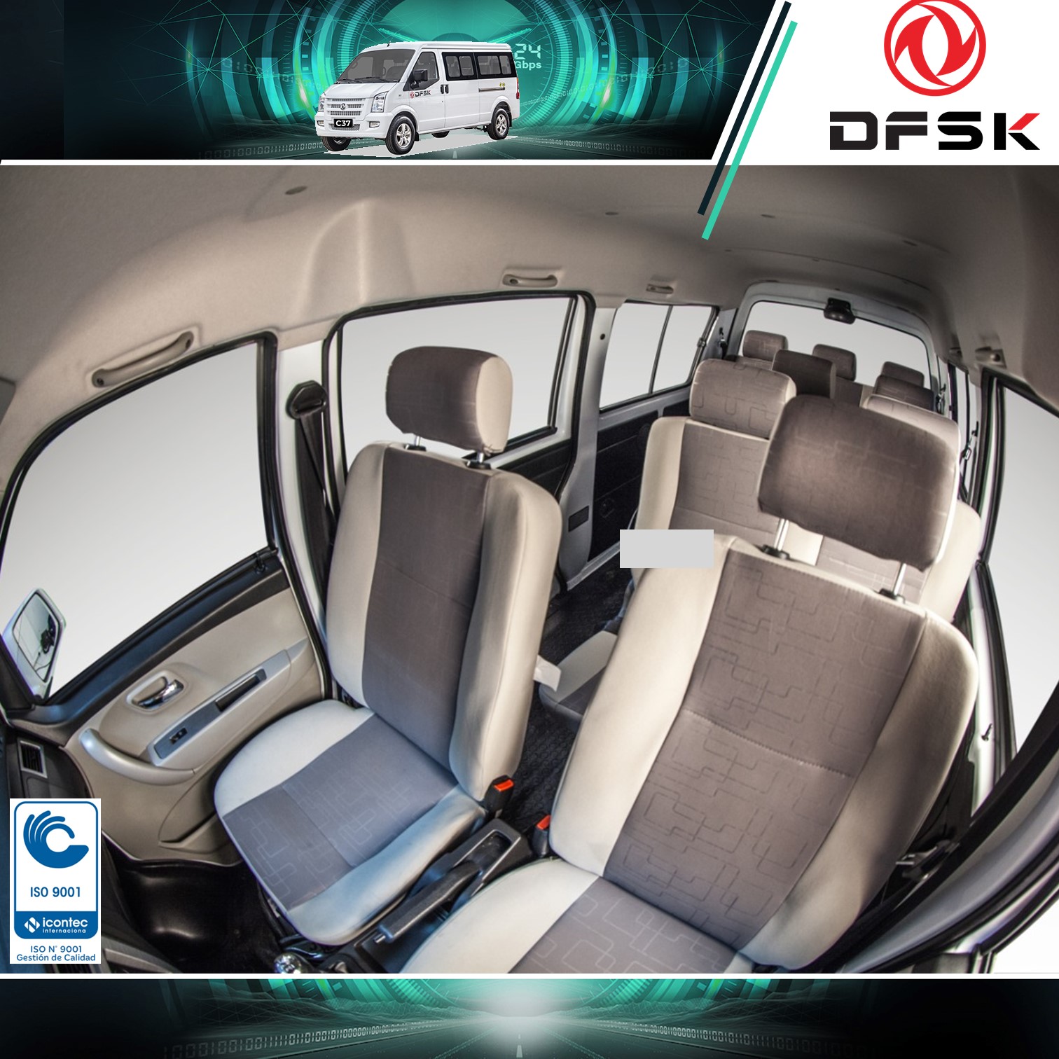 Dfsk ko7s Zan Pasajeros 9 Puestos - Imagen 6